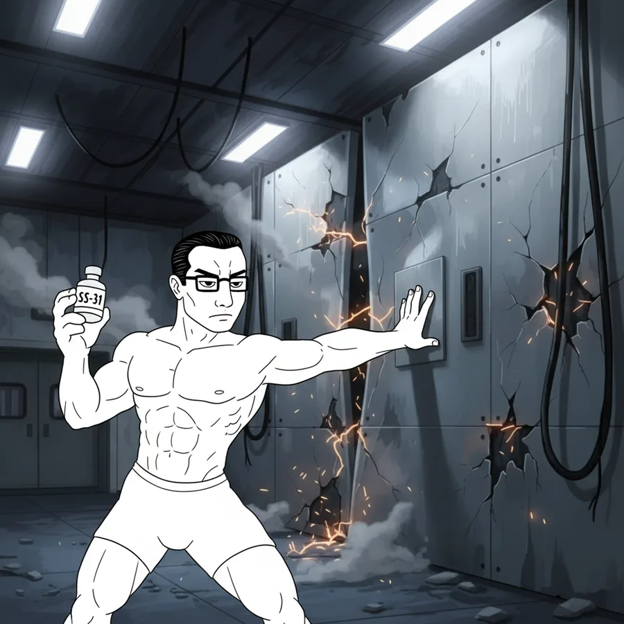 SS-31 drawn as a wojak meme: it stabilises the wall the power plant is built on